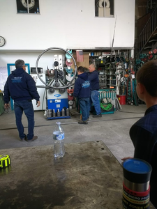 Bend Metal Tubing for Main Wheel and Upper Frame