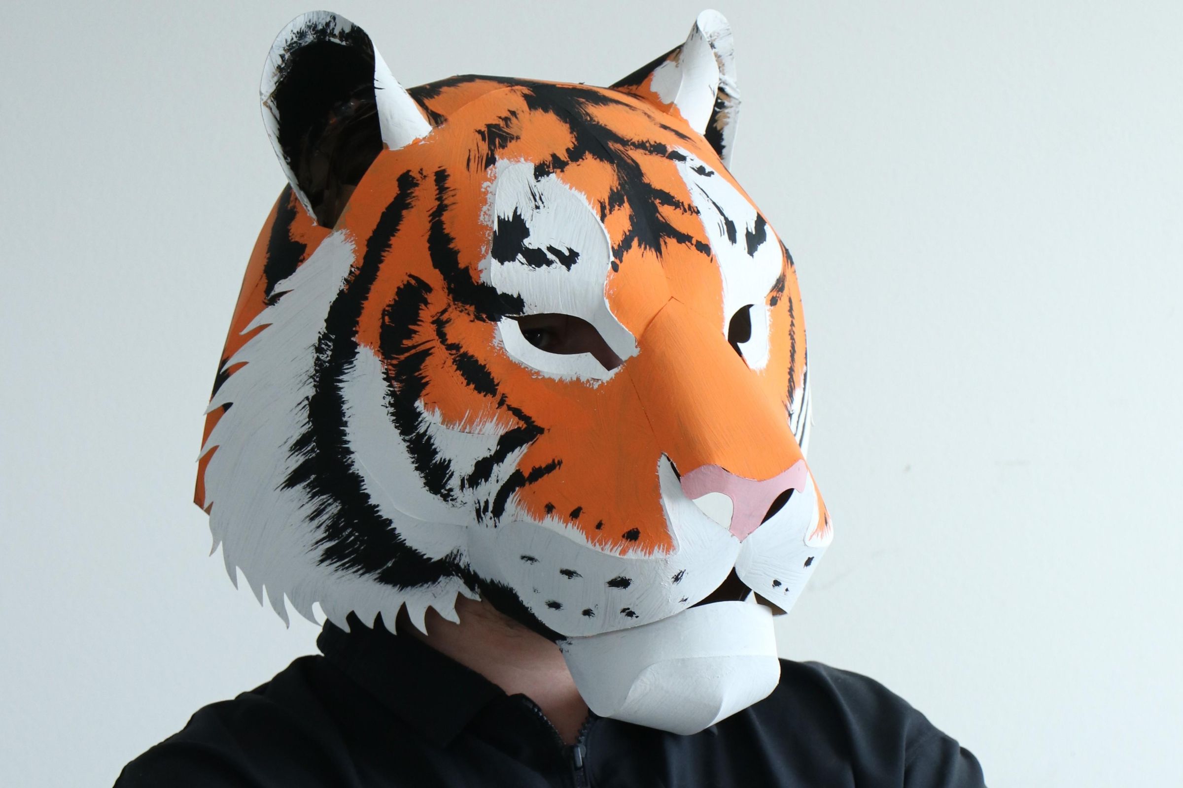 An Easy and Perfect Paper Tiger Mask