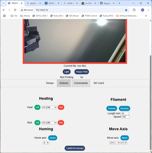3D Printer Manager and Live Video Stream