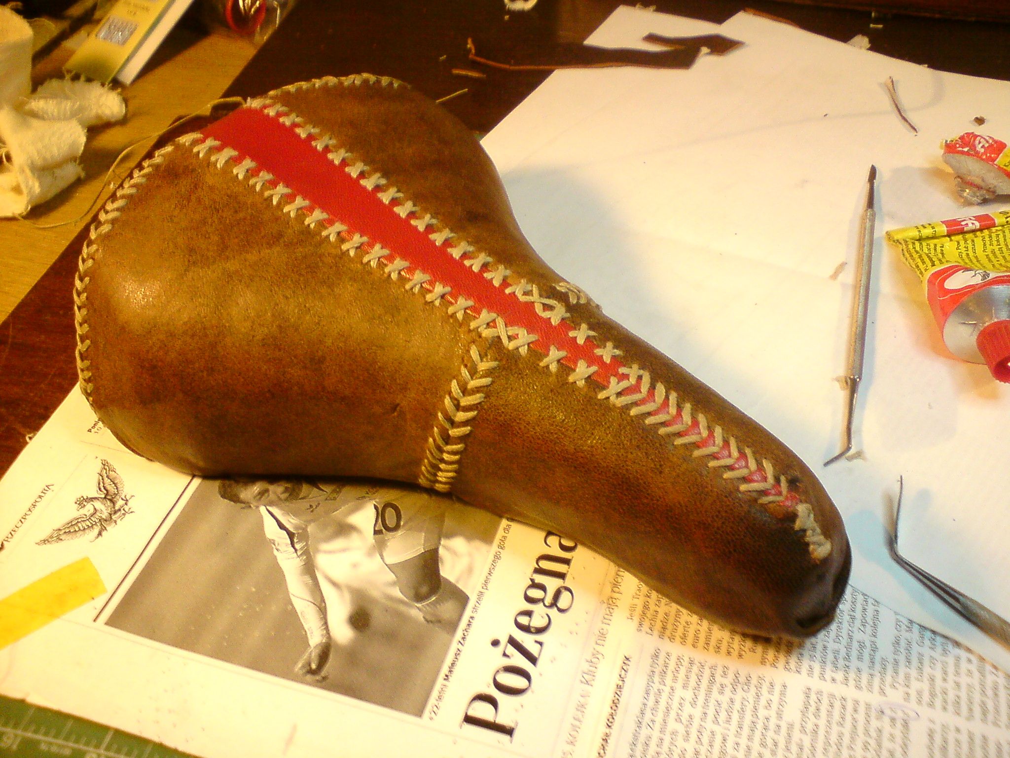 Recovered Bike Saddle