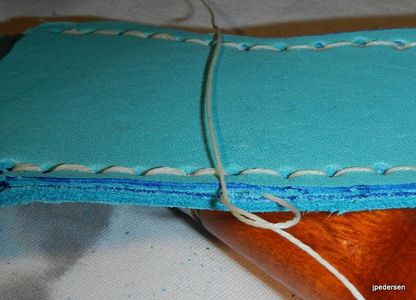 Finishing the Stitch and Tying Off the Thread Ends.