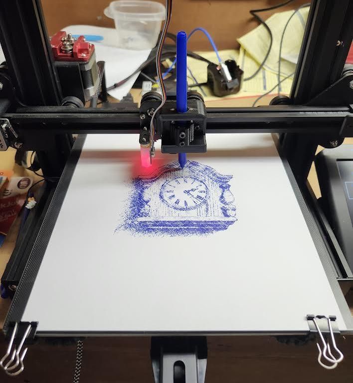 Ender 3 Pen Plotter Toolhead