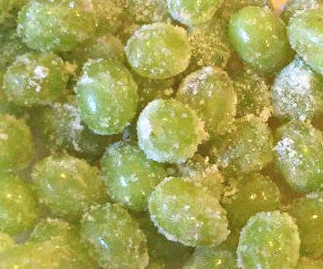 Frozen Wine Marinated Grapes