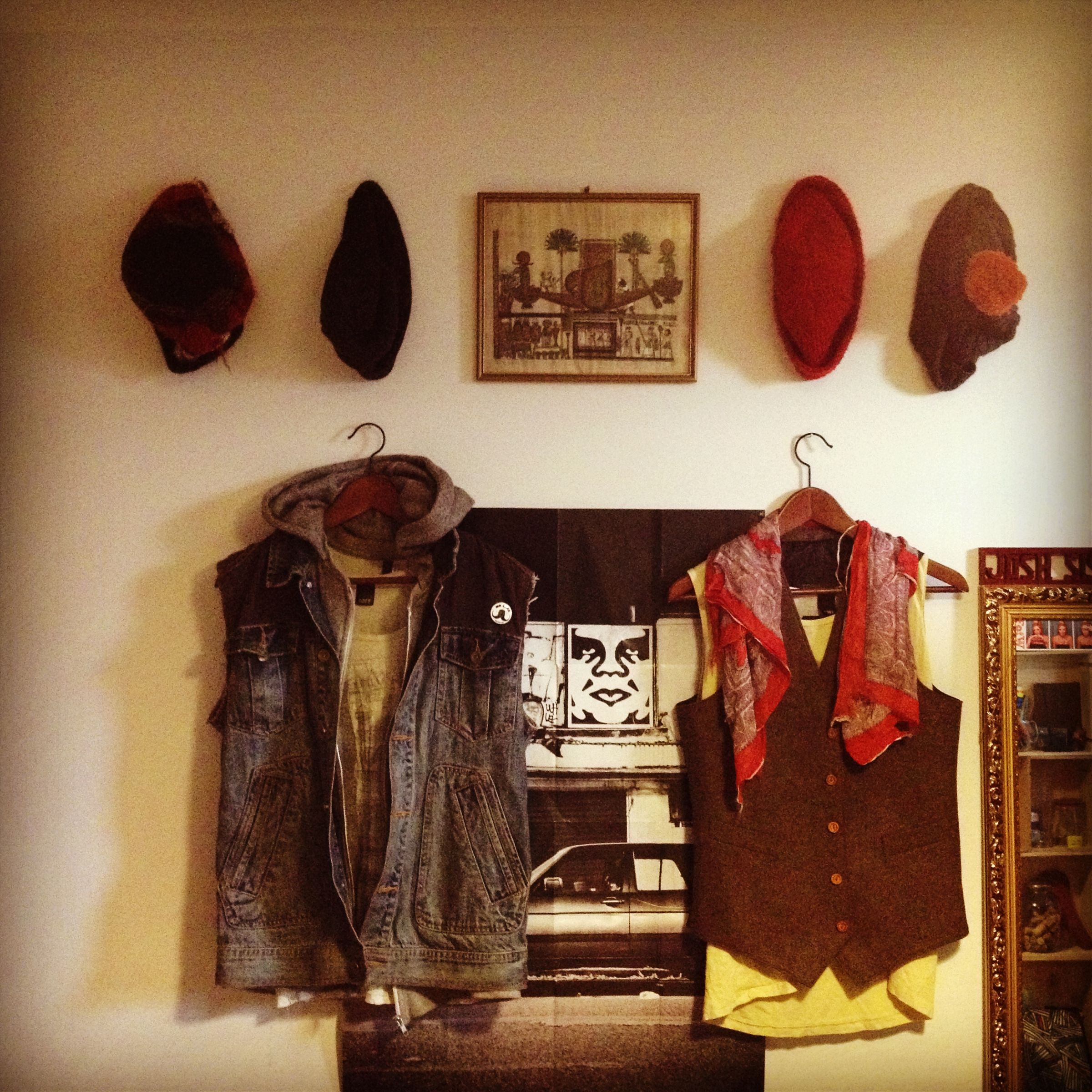 Wardrobe on the Wall