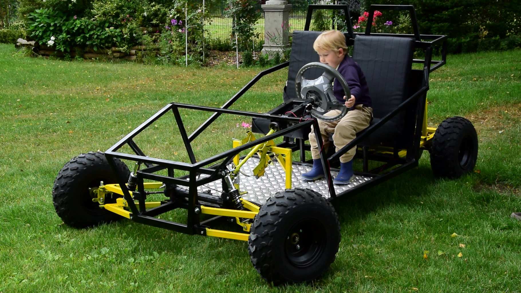 Off Road Go Kart You Can Drive With Your Kids 10 Steps with