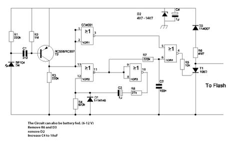 Flash Slave for Preflash-alternative Circuit