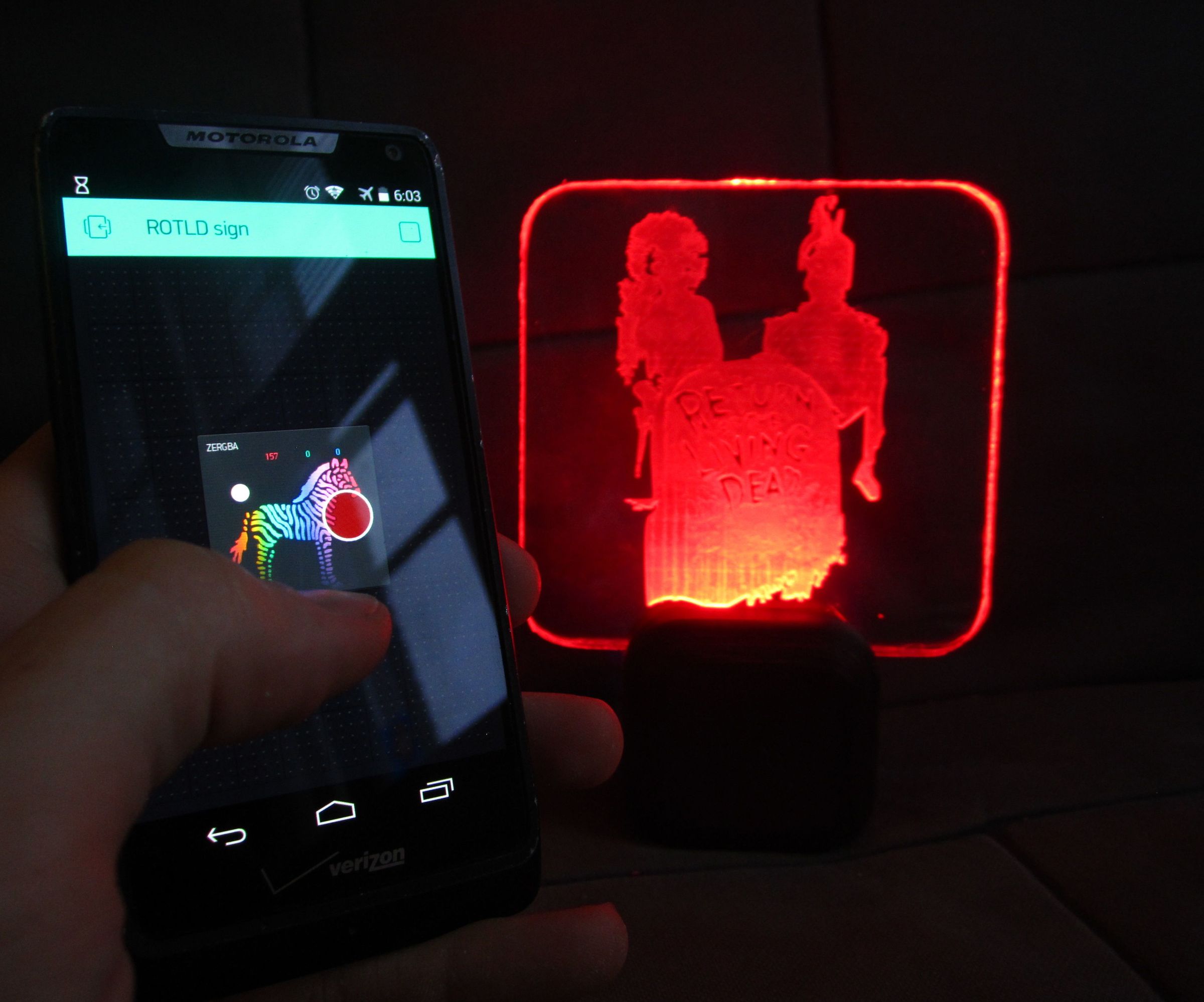 ROTLD Inspired Sign With App