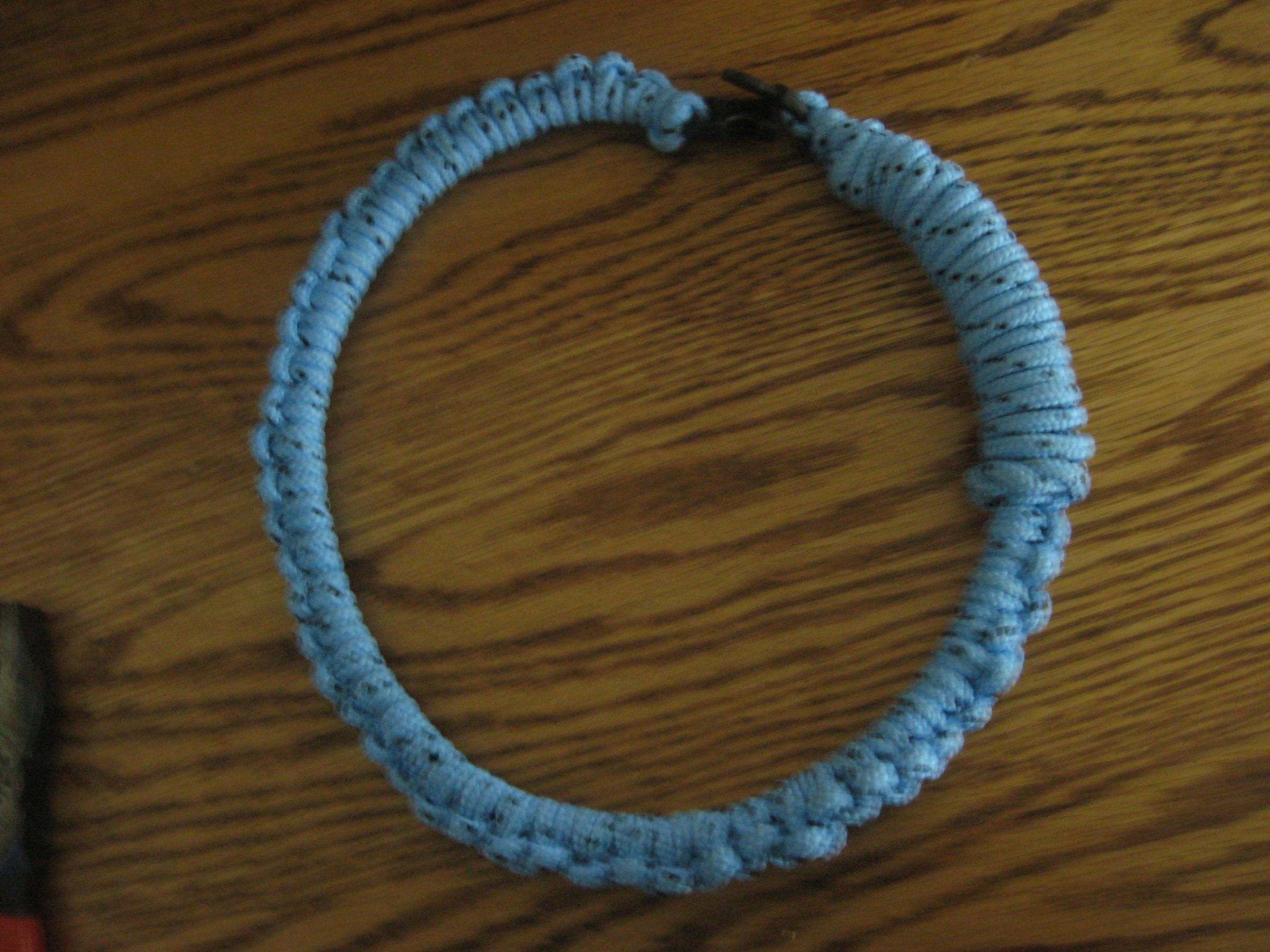 Chainlink Paracord Dog Collar
