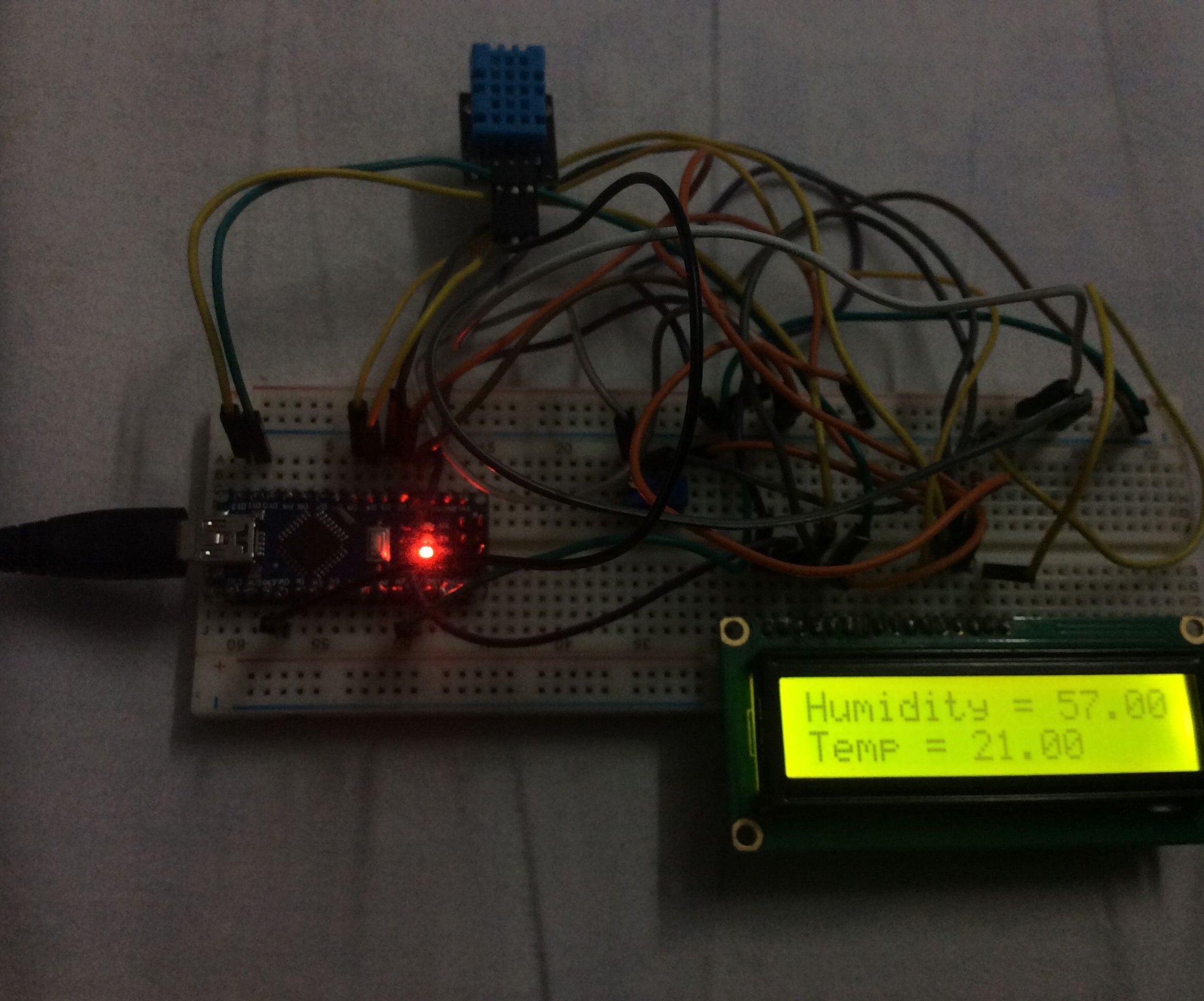 How to Make a Temperature and Humidity Sensor Using an Arduino Nano ...
