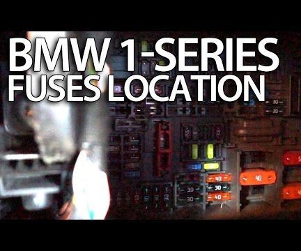 How to Access Fuses in BMW 1-Series (E81 E82 E87 E88)