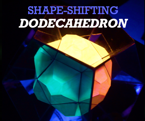 Mirrored Dodecahedron Optical Lighting