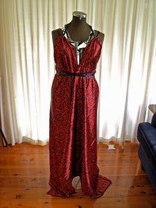 How to Make a Goddess Scarf/wrap Dress