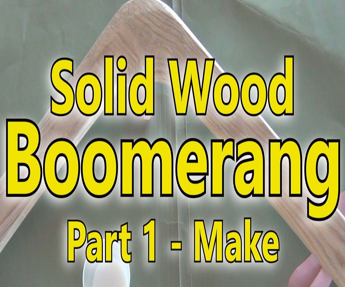 Updated - Make a Boomerang From Pallet Wood