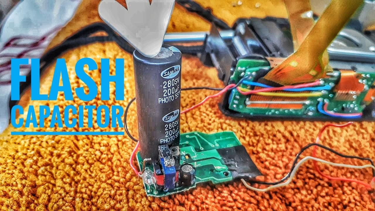HOW DOES FUJI CAM WORKS ??FLASH CAPACITOR?? : 8 Steps - Instructables
