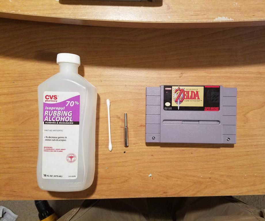 Restoring an SNES Super Nintendo Cartridge