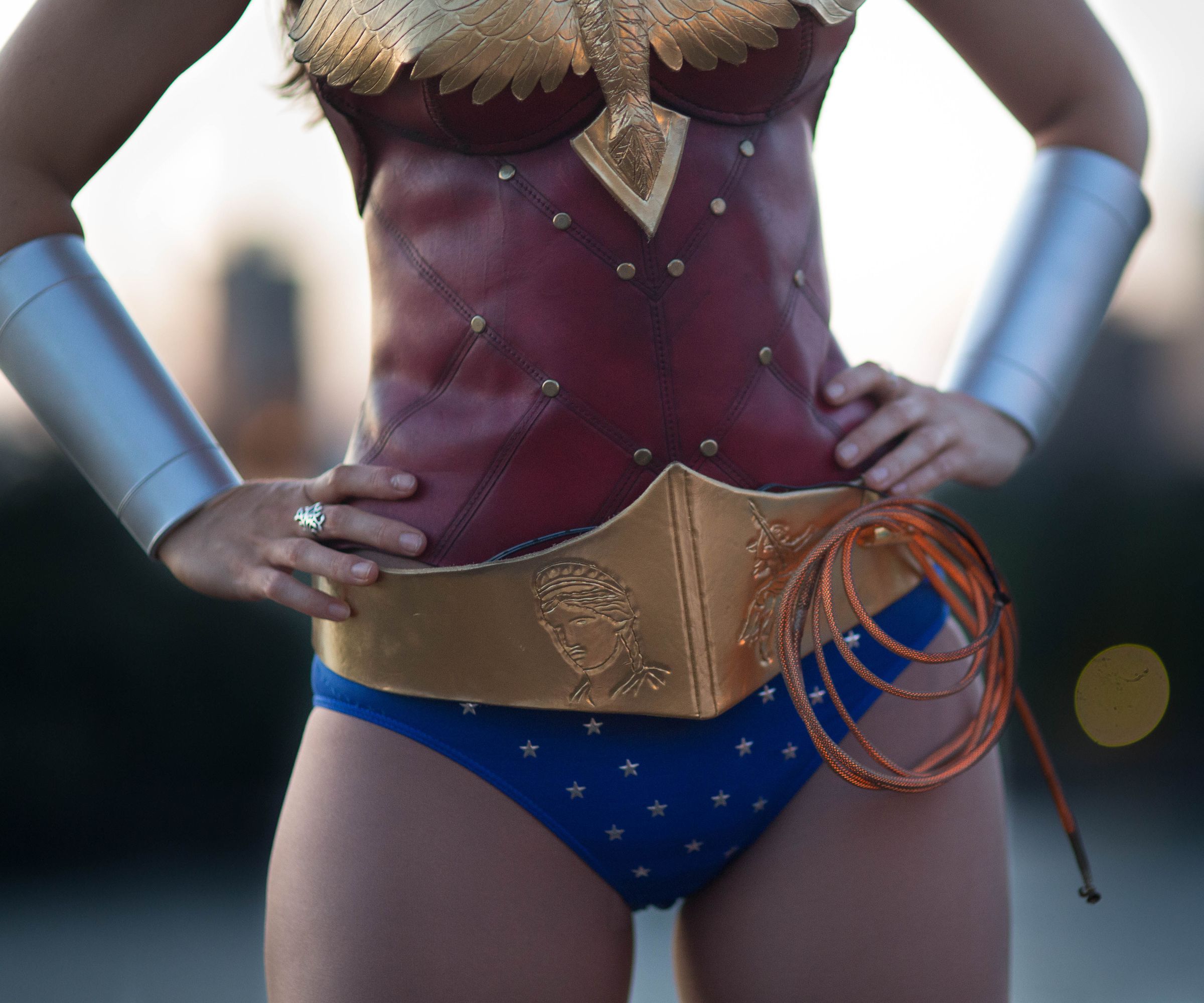 Detailed Wonder Woman Costume