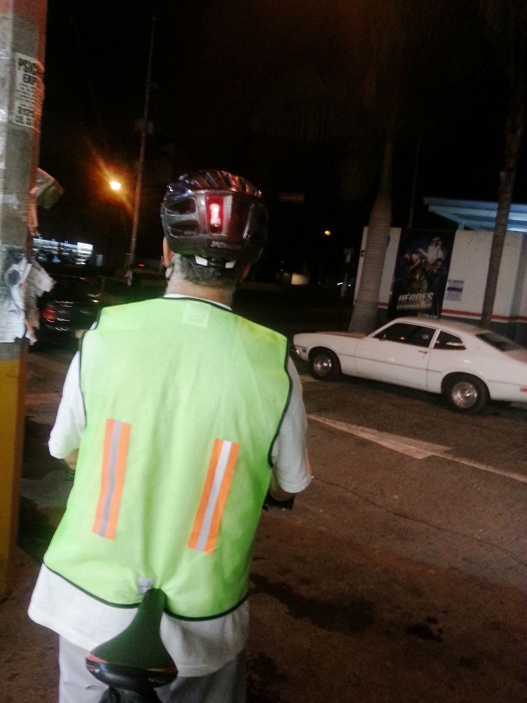Safety Lamp for Helmet Cycling