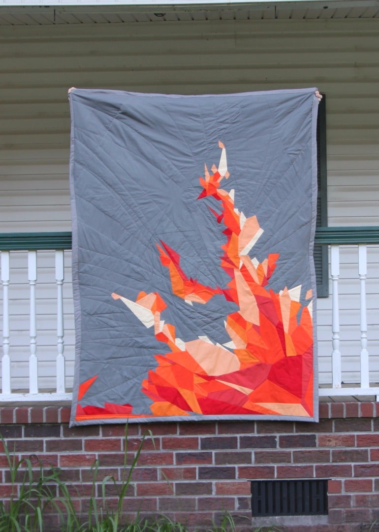 Spray Basting Your Quilt for at Home Quilting! Get to Quilting!