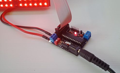 Power Up the Scoreboard Display and Scoreduino Using 5V-6A Power Adapter