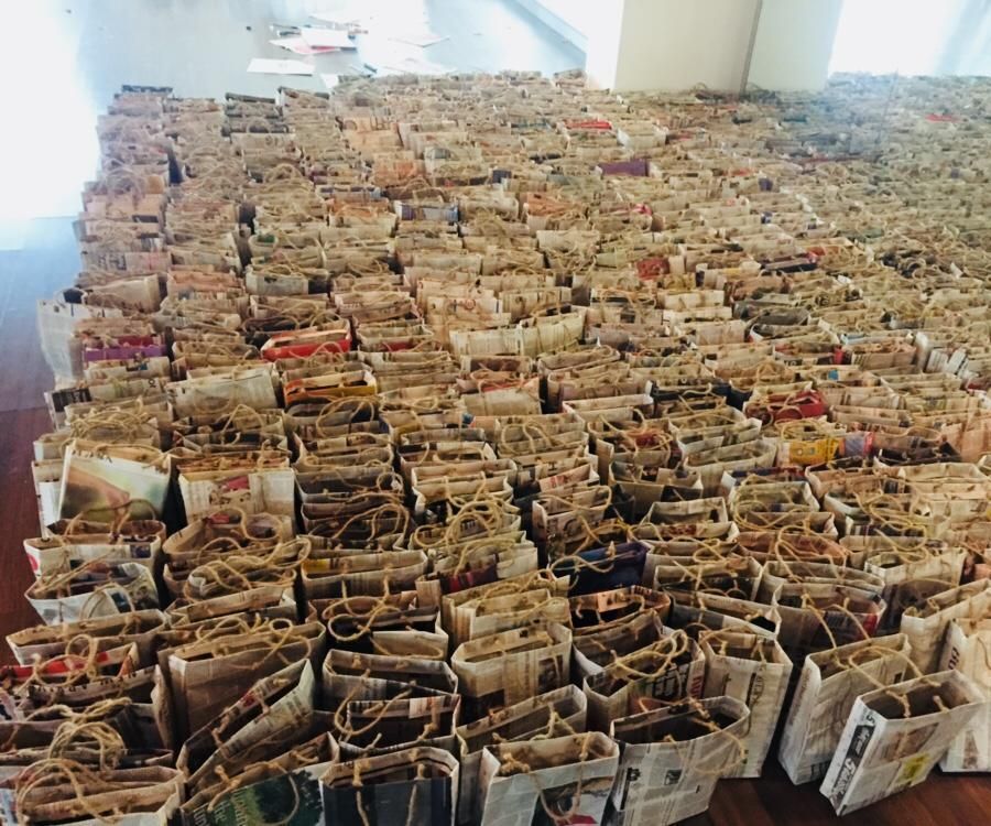 5000 NewsPaper Bags to Nature