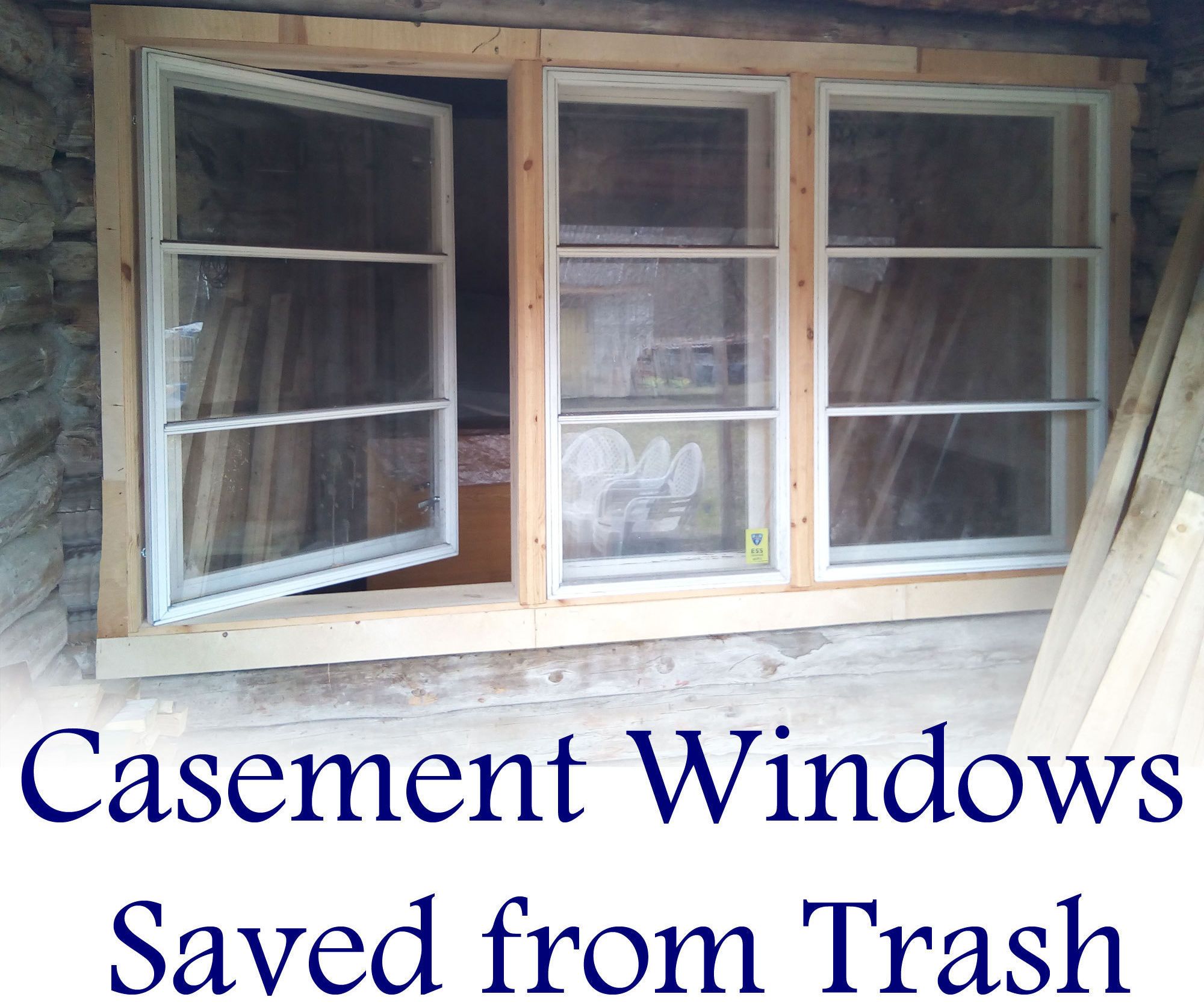 Casement Windows Saved From Trash