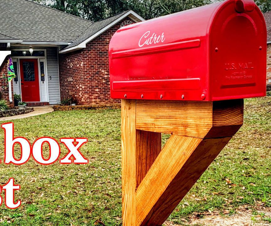 DIY Mailbox Post