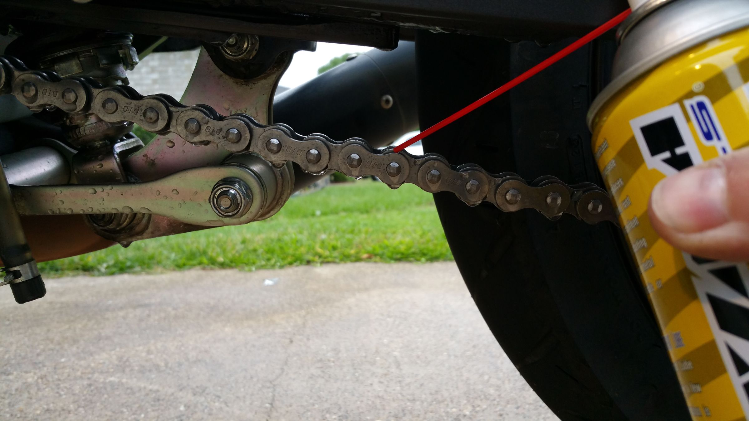 How to Clean, Lubricate, and Wax a Motorcycle Chain 7 Steps (with