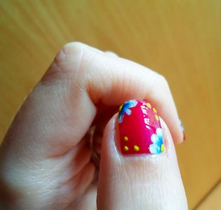 Spring Floral Nail Art
