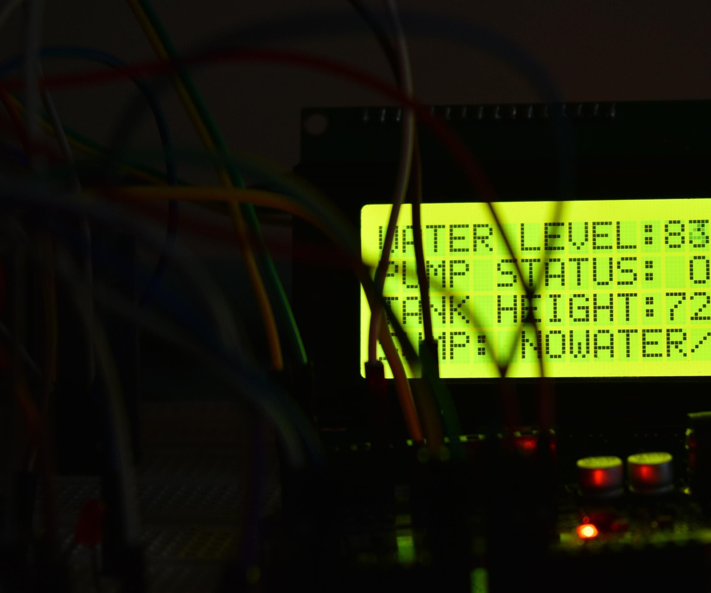 Water Level Monitor Using Ultrasonic