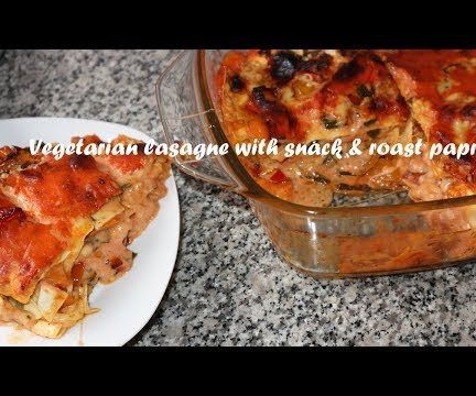 Vegetarian Lasagne With Snack & Roast Paprika Recipe