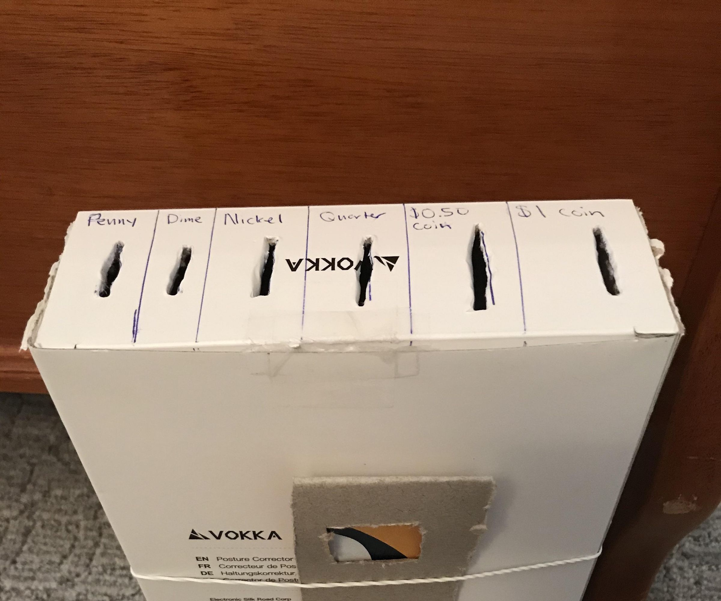 How to Make a Coin Organizer Out of Cardboard