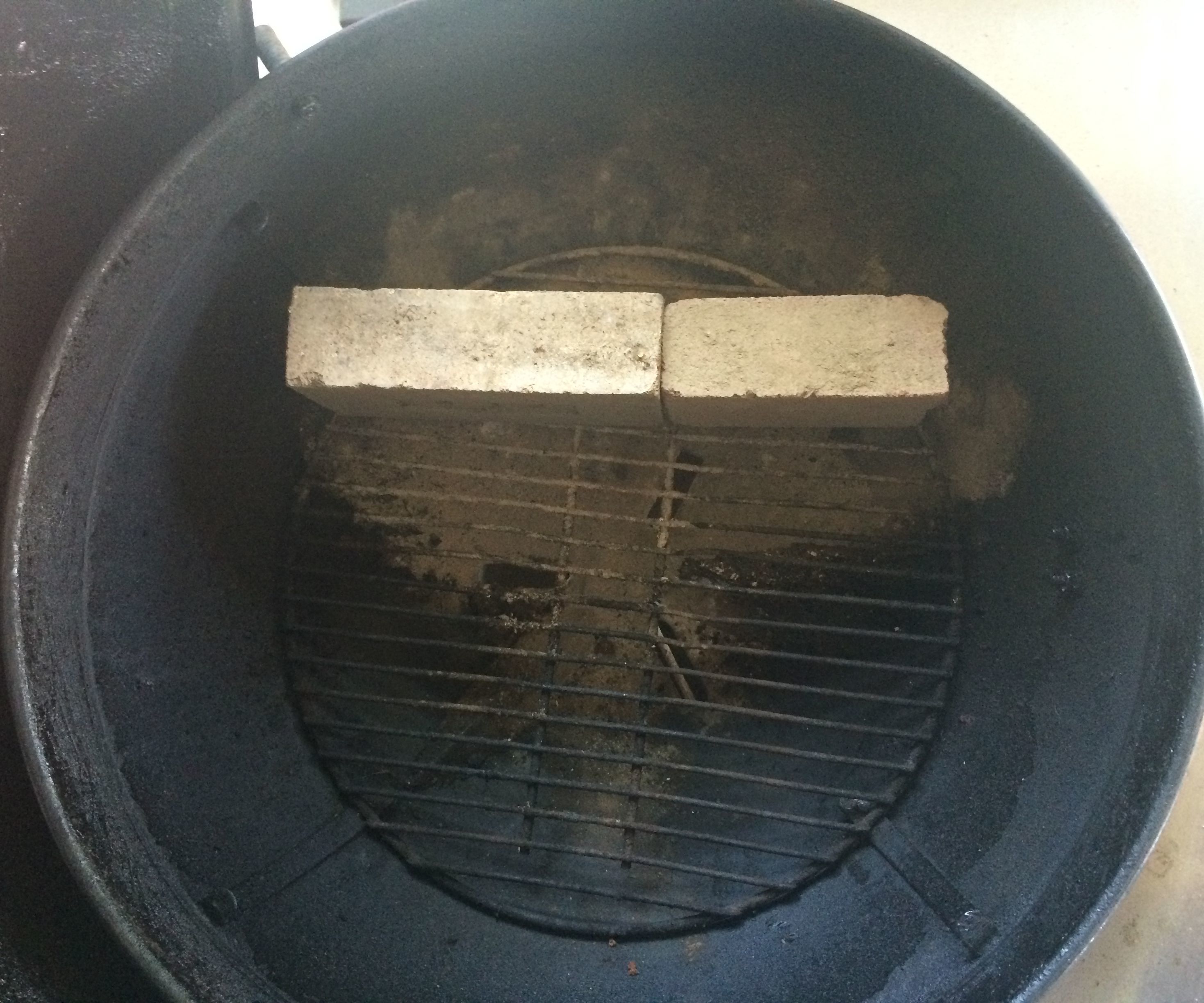Indirect BBQ grilling or smoking