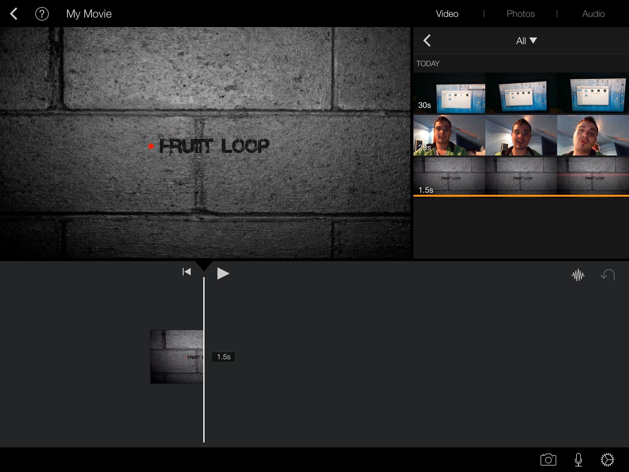 Use Home Video in IMovie for IPad