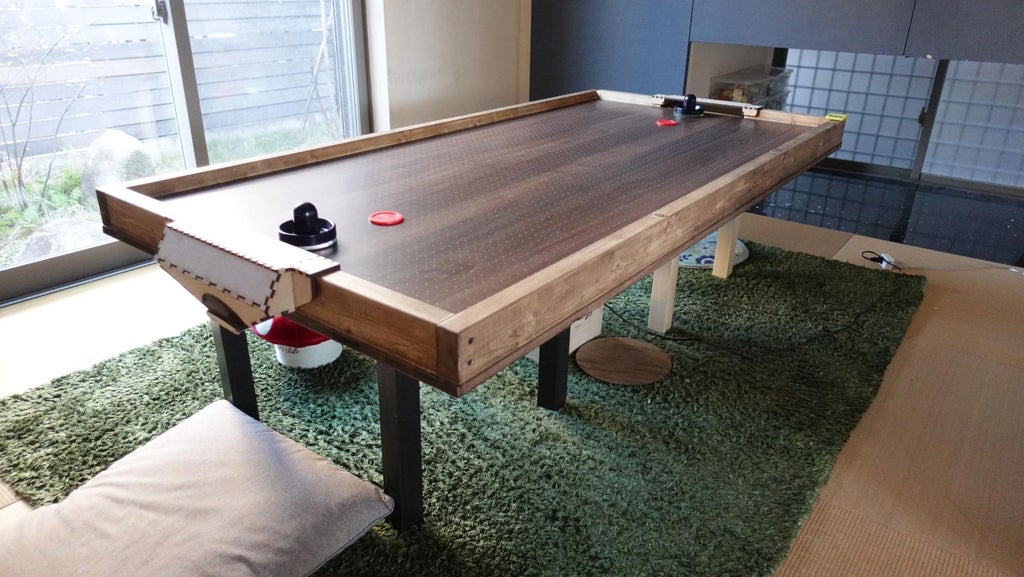 Diy Air Hockey Table Top 9 Steps With Pictures Instructables Diy Air Hockey Table Top 9 Steps With Pictures Instructables
