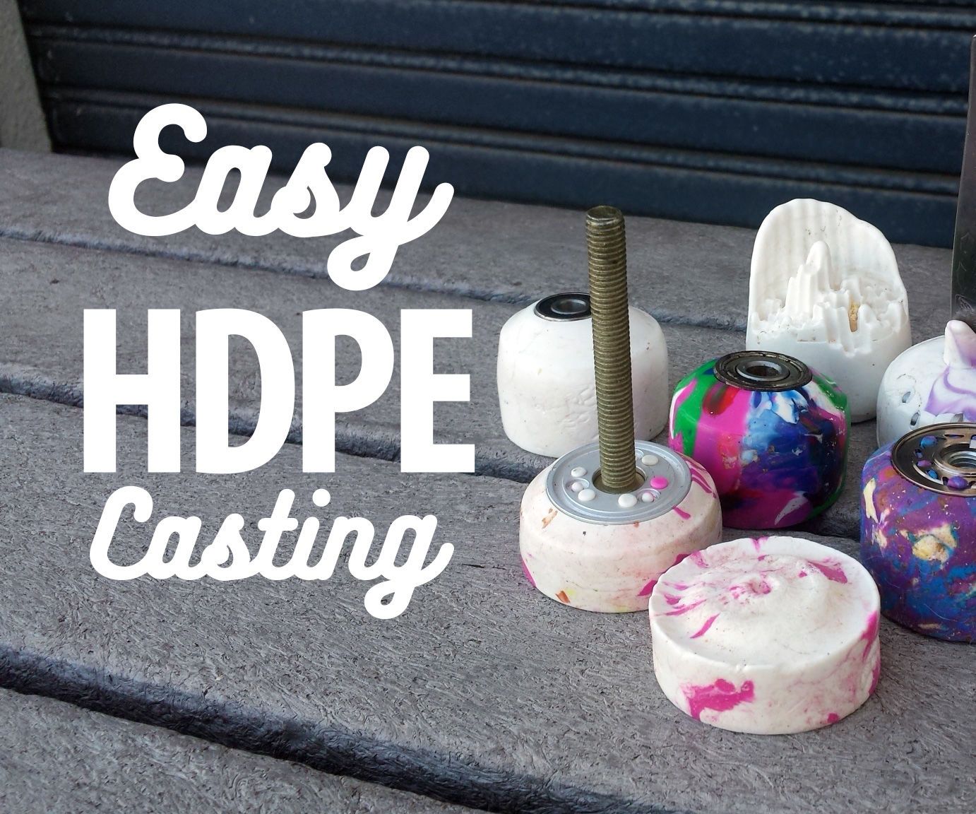 Easy HDPE Casting Using a Caulking Gun