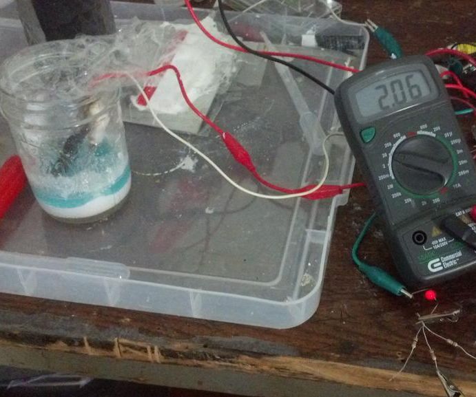 Create a rechargable 2 volt Aluminum/Titanium Ion Battery