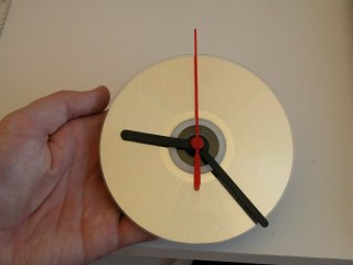 Custom CD Clock