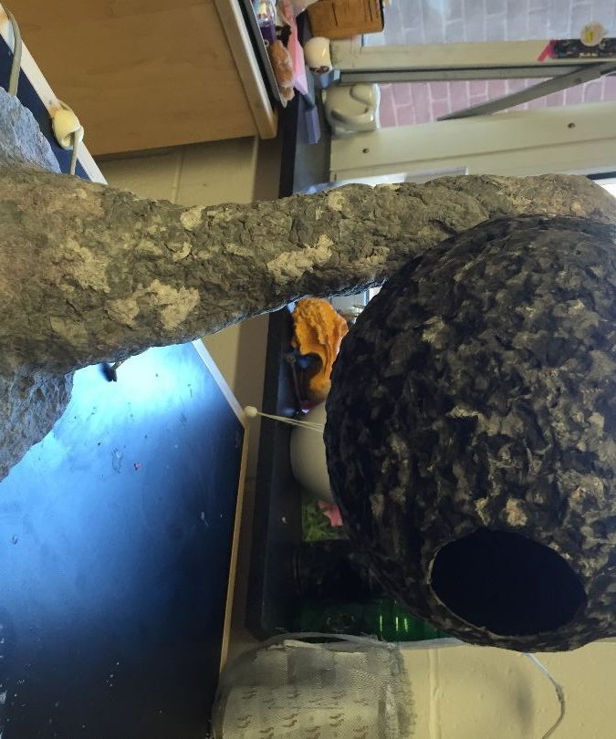 One Dollar Trash Desk Lamp