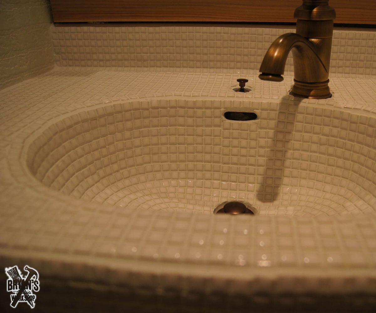 Old Bathroom Sink and Ceiling Upgrade!