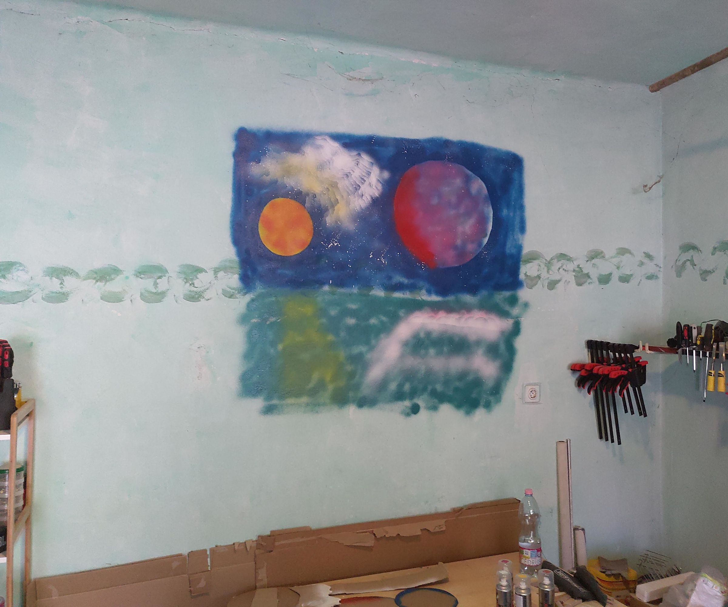 Paint on Wall
