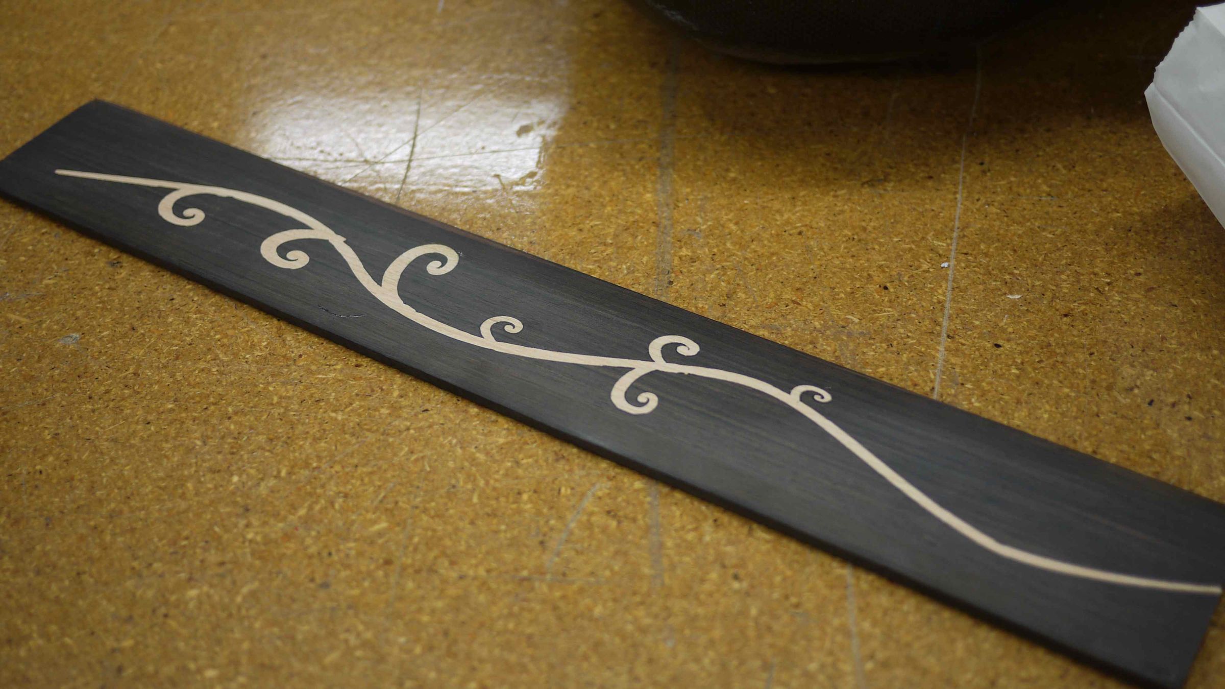 CNC Inlaid Fretboard - Made at Techshop