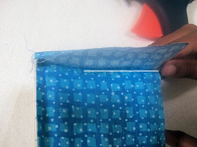 Add Glue and Fabric to Wipe Box