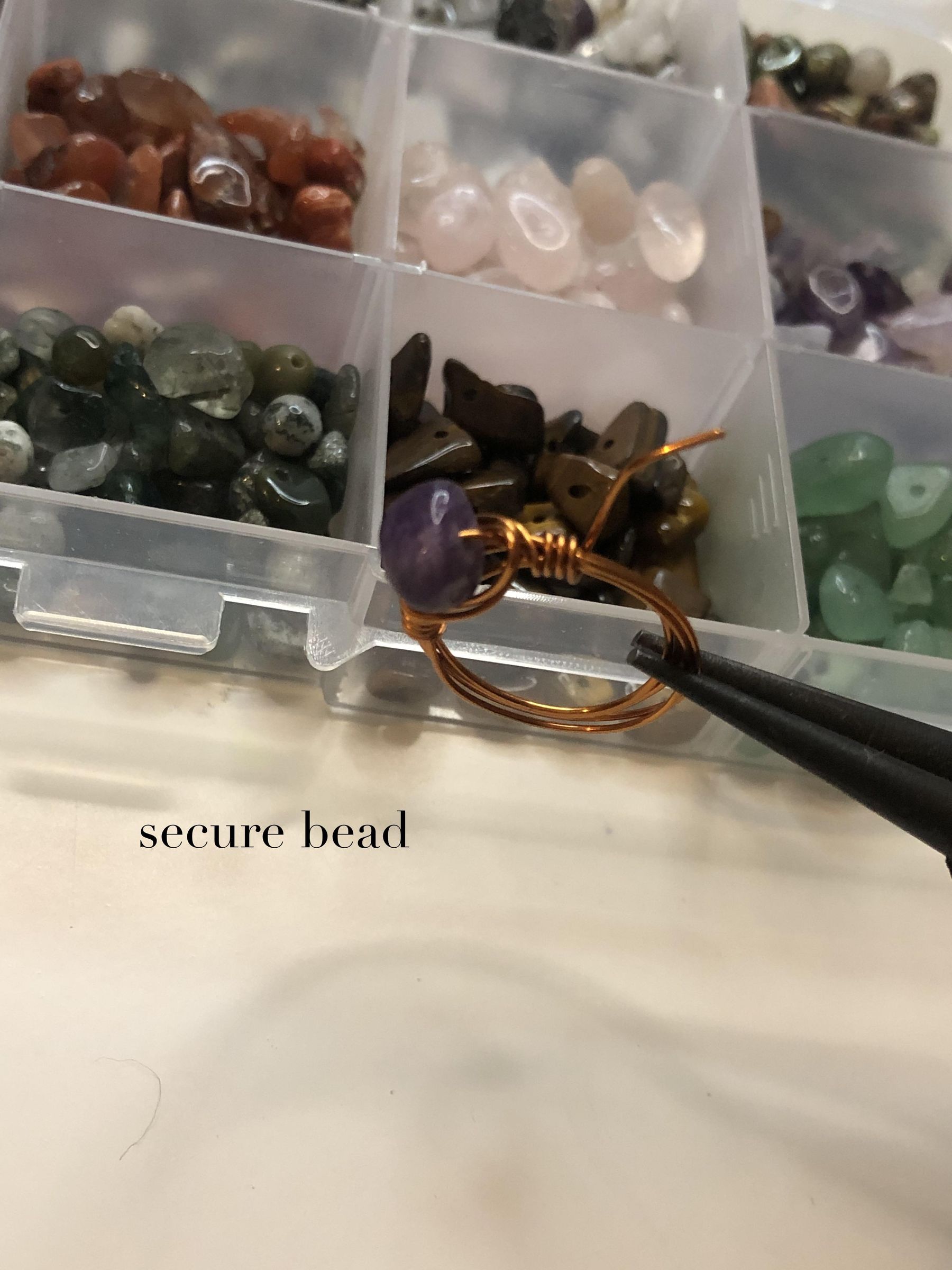 Glass Bead Wire Rings : 6 Steps - Instructables