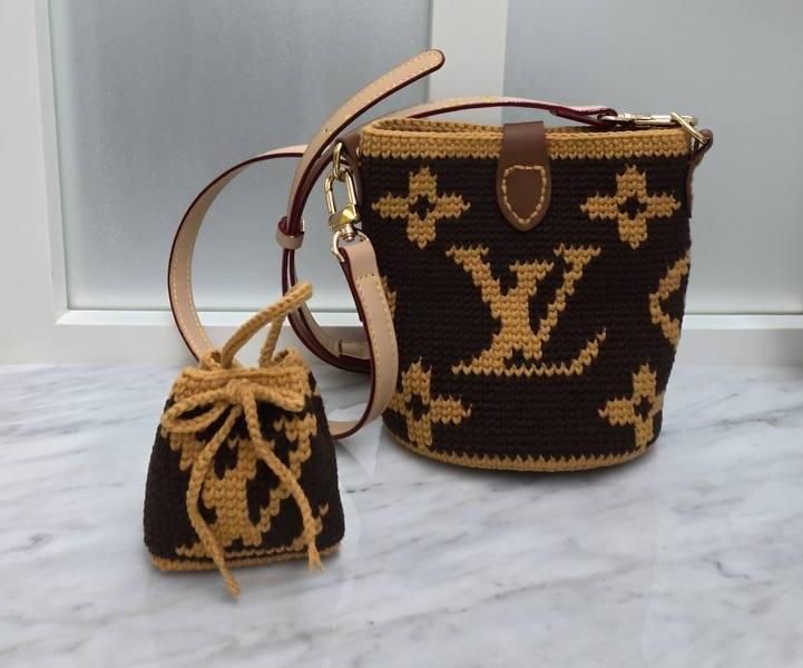 Crochet LV Style Bag Charm Pouch : 3 Steps Instructables