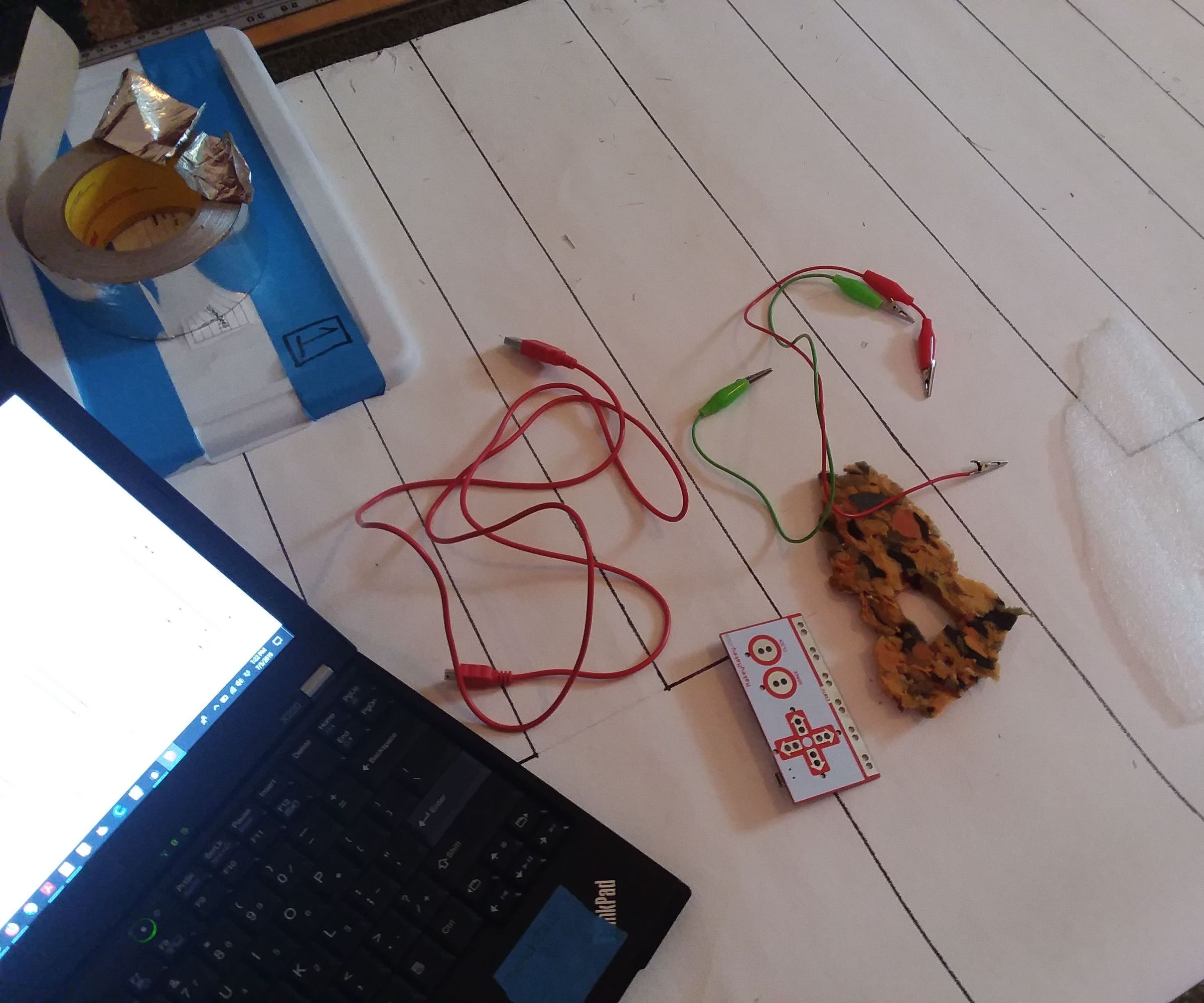 2x MakeyMakey Floor Piano