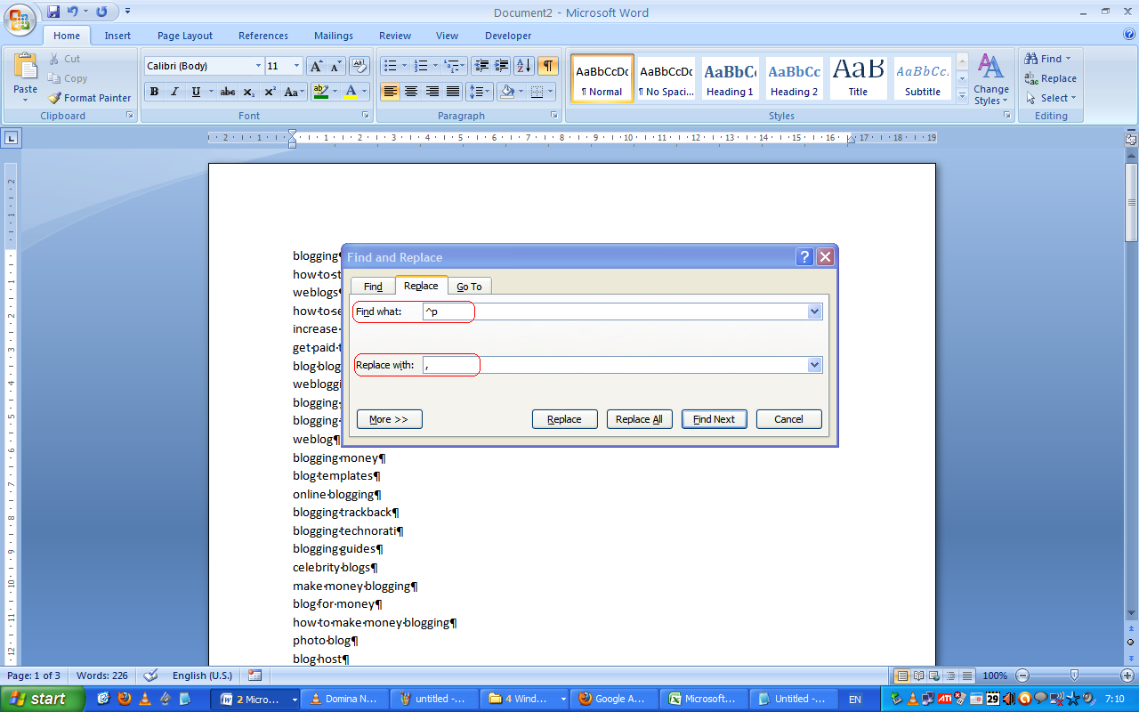 How to Automatically Convert Words From Column to Line Using Microsoft ...