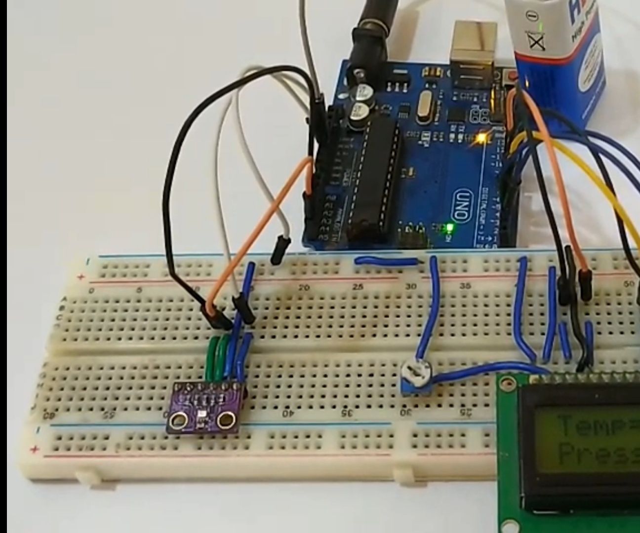 BMP280 Pressure Sensor Module With Arduino