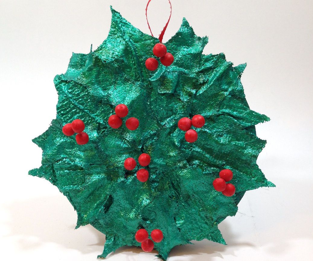 Holiday Holly Wreath  for Activa Products by Lisa Fulmer