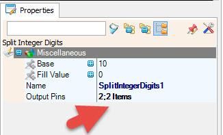 In Visuino Set  Components