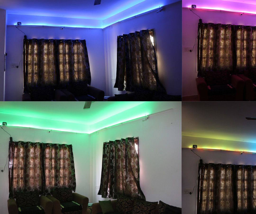 ESP32 Bluetooth Ambience Light Controller With WS2812 LED Strips.